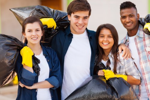 Business waste removal services in Ealing office setting